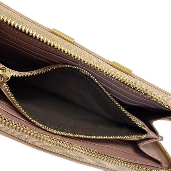 Chloe Mercy Long Zip Wallet - Pink Leather Long Wallet 128-081225 - Picture 4 of 5